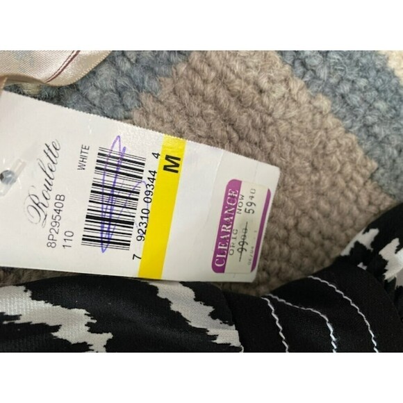 Roulette Women Casual Formal Fit & Flare Sleeveless Geometric Dress Size Medium - Picture 7 of 7